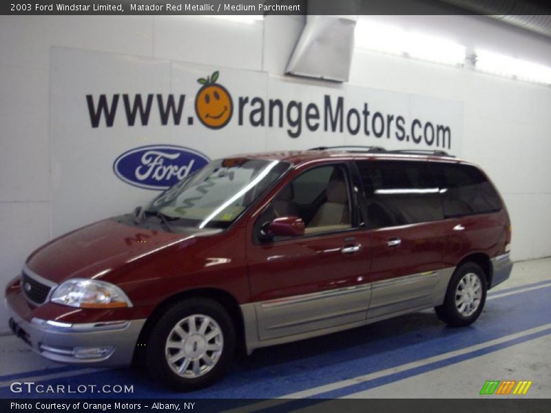 Matador Red Metallic / Medium Parchment 2003 Ford Windstar Limited
