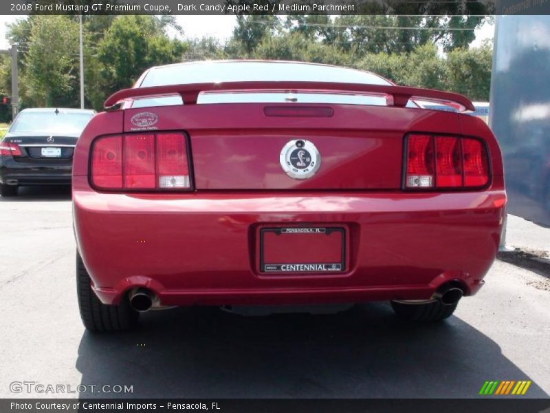 Dark Candy Apple Red / Medium Parchment 2008 Ford Mustang GT Premium Coupe