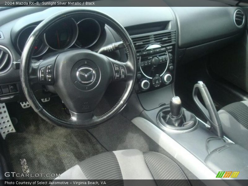 Sunlight Silver Metallic / Black 2004 Mazda RX-8