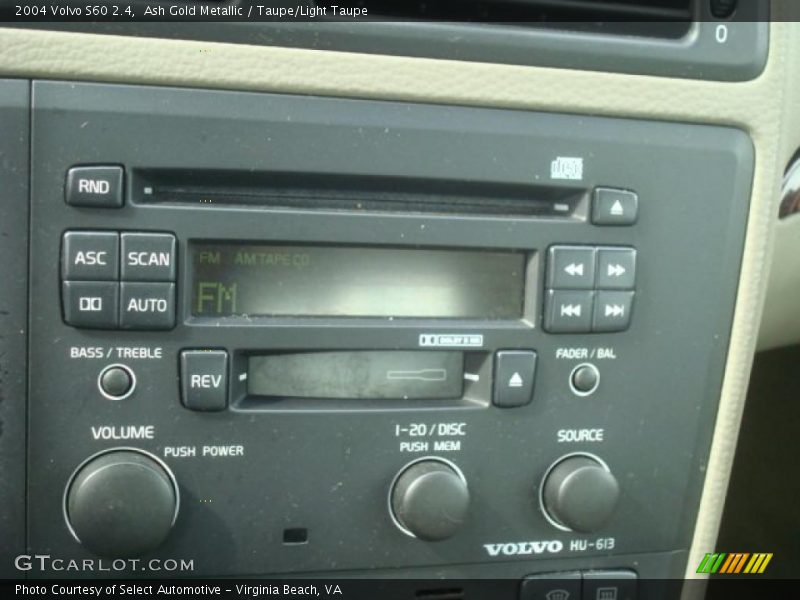 Ash Gold Metallic / Taupe/Light Taupe 2004 Volvo S60 2.4