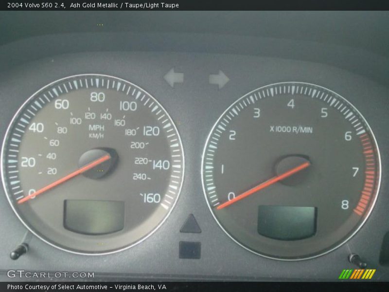 Ash Gold Metallic / Taupe/Light Taupe 2004 Volvo S60 2.4