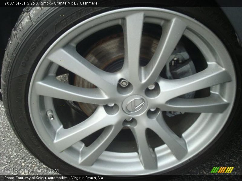 Smoky Granite Mica / Cashmere 2007 Lexus IS 250