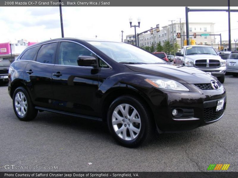 Black Cherry Mica / Sand 2008 Mazda CX-7 Grand Touring
