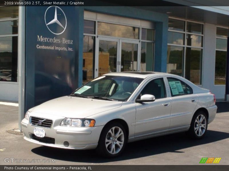 Silver Metallic / Graphite 2009 Volvo S60 2.5T