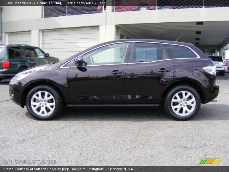 Black Cherry Mica / Sand 2008 Mazda CX-7 Grand Touring