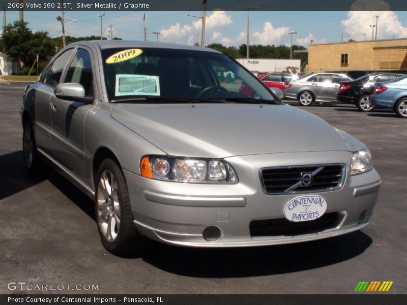 Silver Metallic / Graphite 2009 Volvo S60 2.5T