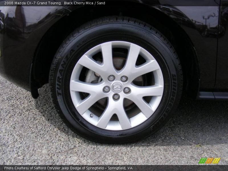 Black Cherry Mica / Sand 2008 Mazda CX-7 Grand Touring