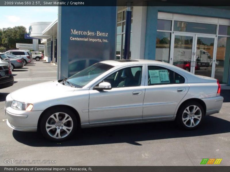 Silver Metallic / Graphite 2009 Volvo S60 2.5T