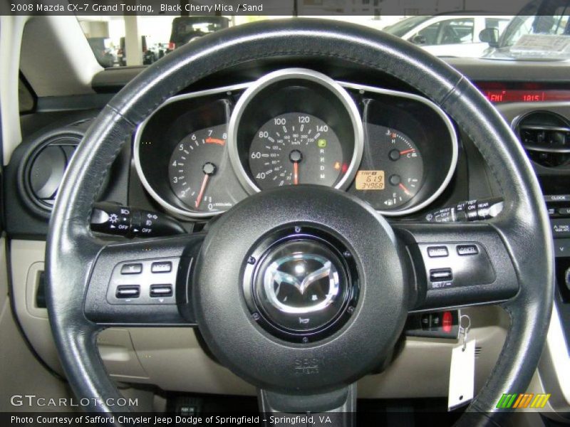 Black Cherry Mica / Sand 2008 Mazda CX-7 Grand Touring