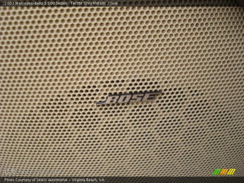 Tectite Grey Metallic / Java 2003 Mercedes-Benz S 500 Sedan