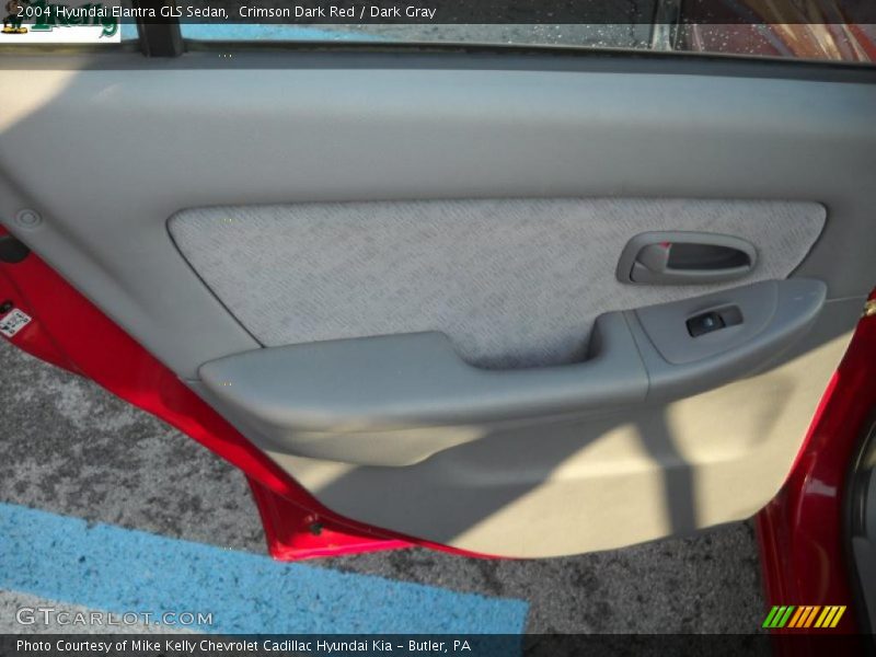 Crimson Dark Red / Dark Gray 2004 Hyundai Elantra GLS Sedan