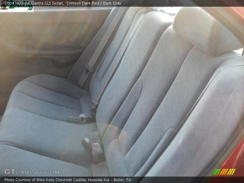 Crimson Dark Red / Dark Gray 2004 Hyundai Elantra GLS Sedan