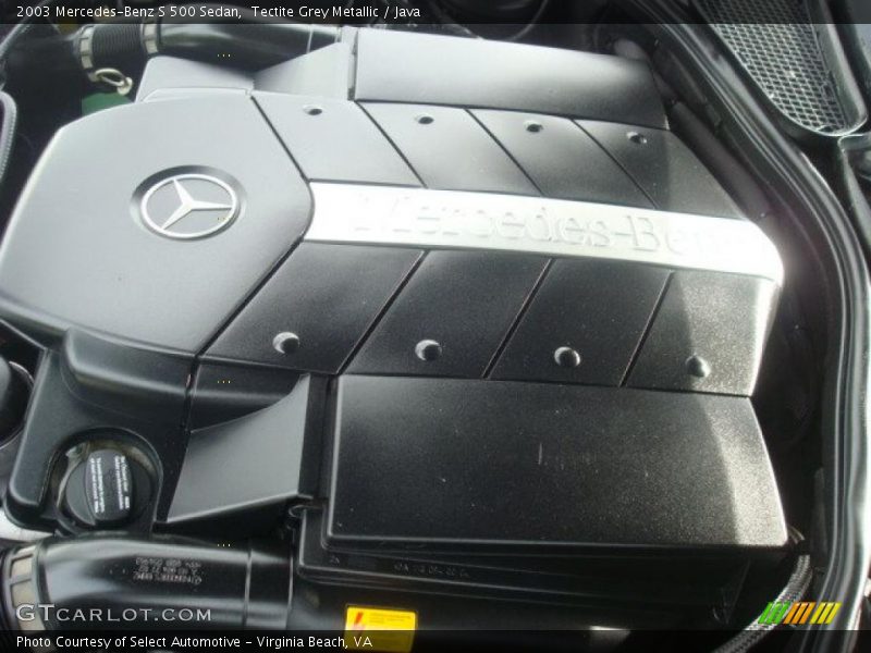 Tectite Grey Metallic / Java 2003 Mercedes-Benz S 500 Sedan