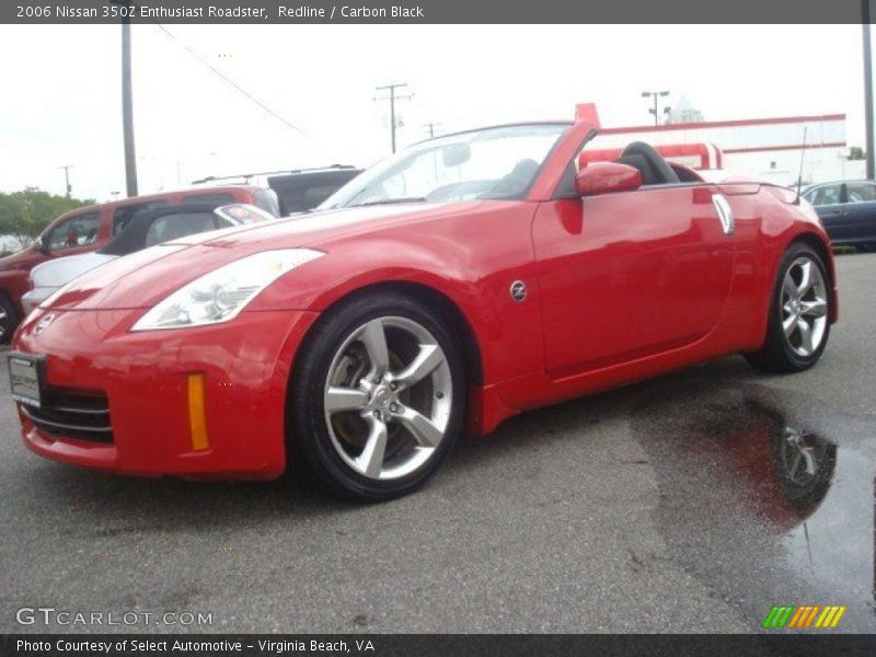 Redline / Carbon Black 2006 Nissan 350Z Enthusiast Roadster
