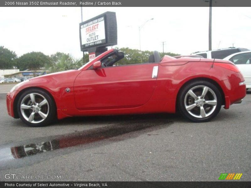 Redline / Carbon Black 2006 Nissan 350Z Enthusiast Roadster