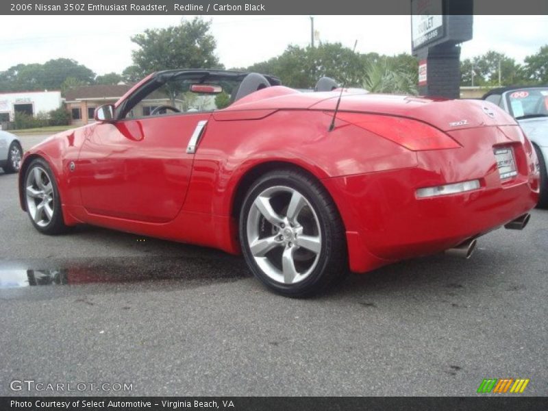 Redline / Carbon Black 2006 Nissan 350Z Enthusiast Roadster