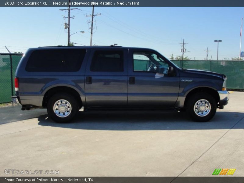 Medium Wedgewood Blue Metallic / Medium Flint 2003 Ford Excursion XLT