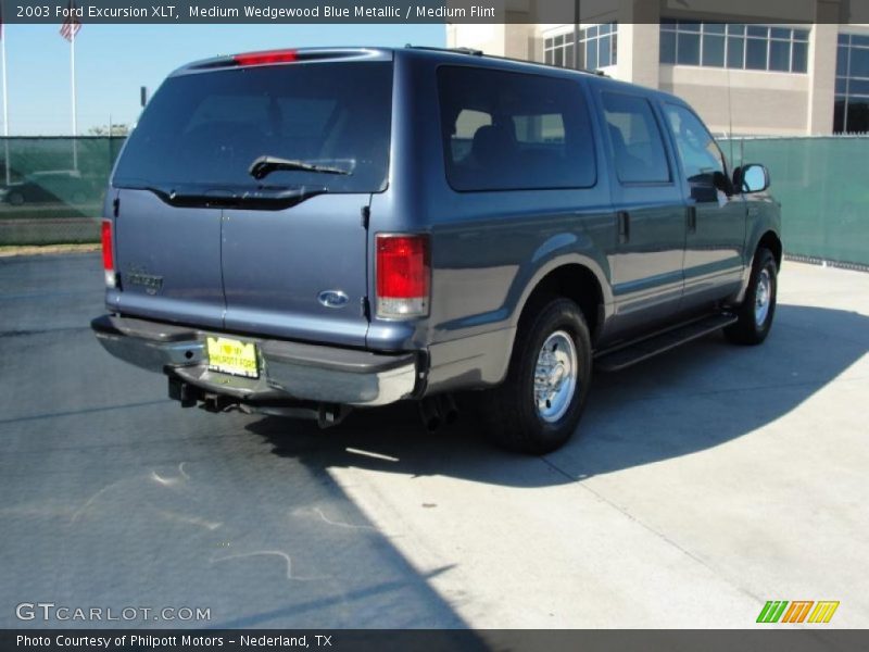 Medium Wedgewood Blue Metallic / Medium Flint 2003 Ford Excursion XLT