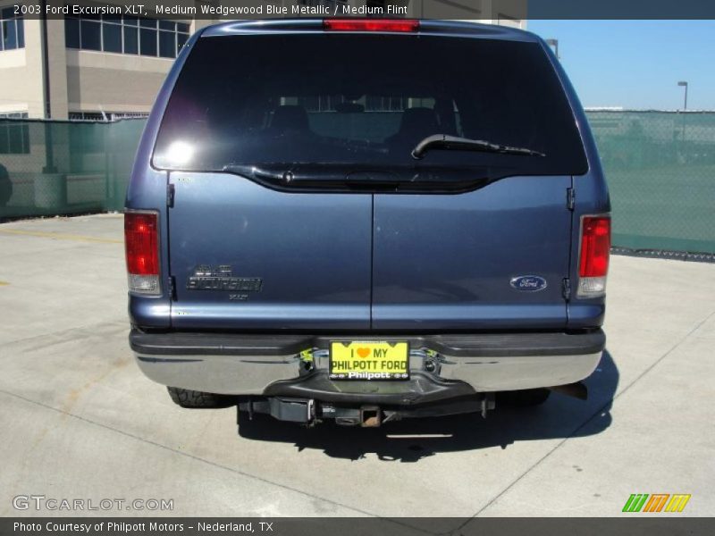 Medium Wedgewood Blue Metallic / Medium Flint 2003 Ford Excursion XLT