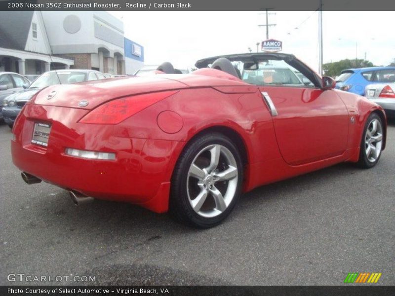 Redline / Carbon Black 2006 Nissan 350Z Enthusiast Roadster