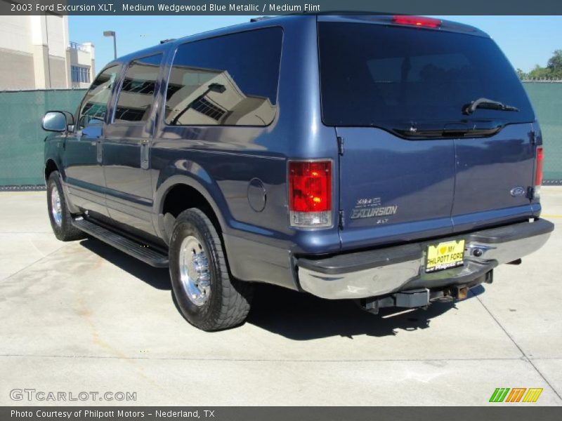Medium Wedgewood Blue Metallic / Medium Flint 2003 Ford Excursion XLT