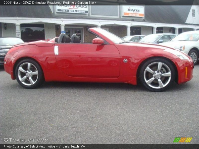 Redline / Carbon Black 2006 Nissan 350Z Enthusiast Roadster