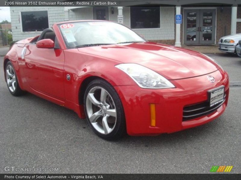 Redline / Carbon Black 2006 Nissan 350Z Enthusiast Roadster