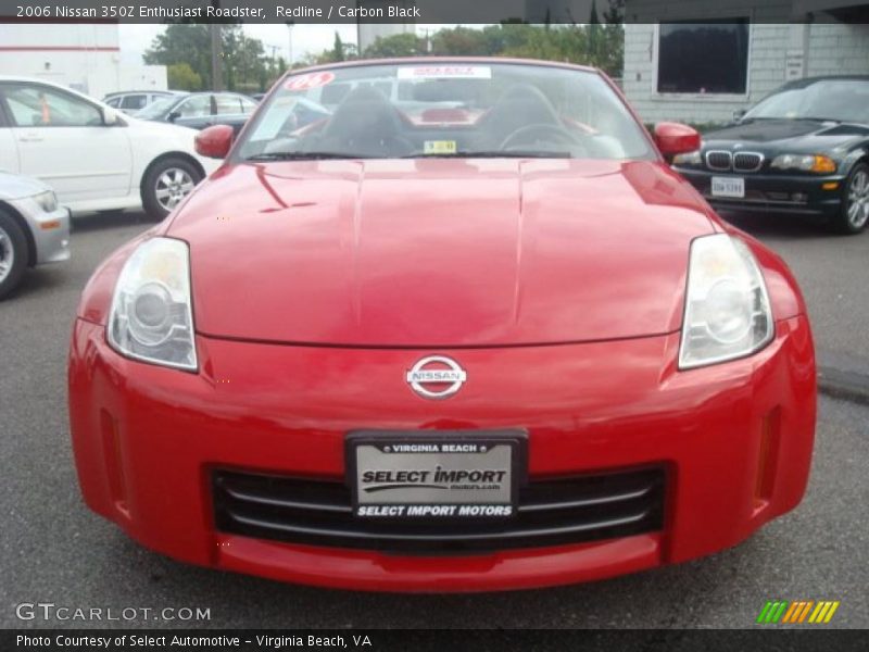 Redline / Carbon Black 2006 Nissan 350Z Enthusiast Roadster