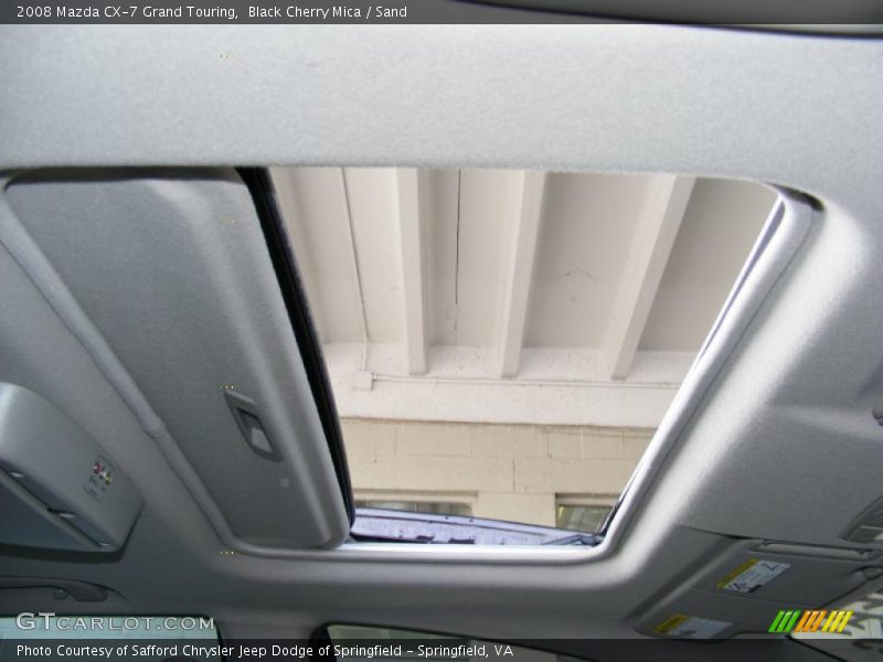 Black Cherry Mica / Sand 2008 Mazda CX-7 Grand Touring