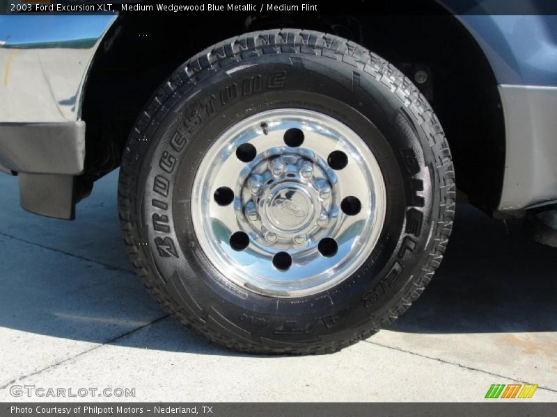 Medium Wedgewood Blue Metallic / Medium Flint 2003 Ford Excursion XLT