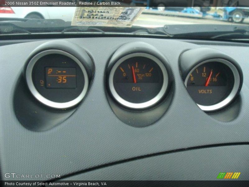 Redline / Carbon Black 2006 Nissan 350Z Enthusiast Roadster