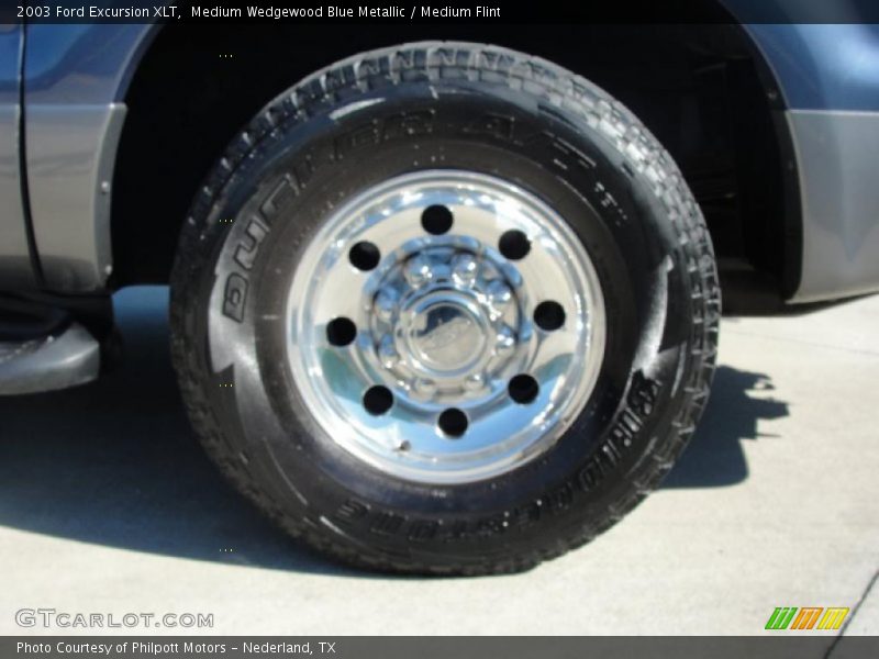 Medium Wedgewood Blue Metallic / Medium Flint 2003 Ford Excursion XLT