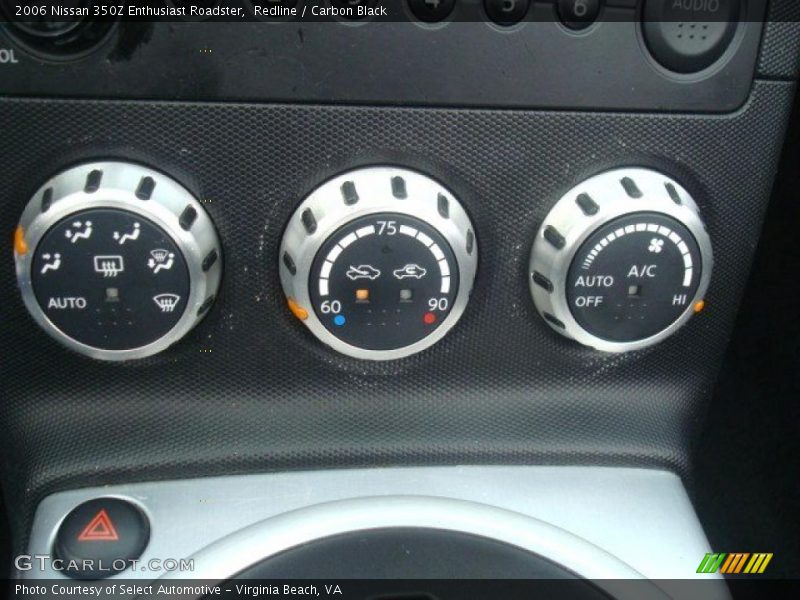 Redline / Carbon Black 2006 Nissan 350Z Enthusiast Roadster