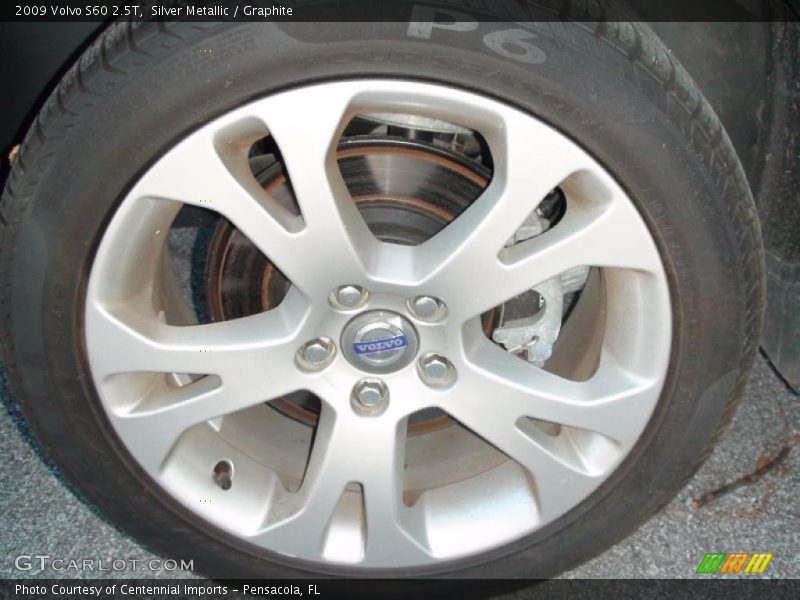 Silver Metallic / Graphite 2009 Volvo S60 2.5T