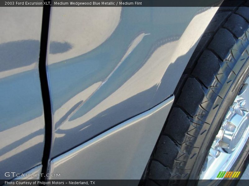 Medium Wedgewood Blue Metallic / Medium Flint 2003 Ford Excursion XLT