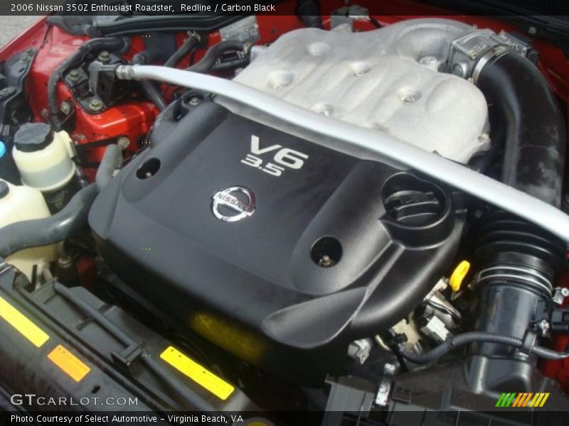 Redline / Carbon Black 2006 Nissan 350Z Enthusiast Roadster