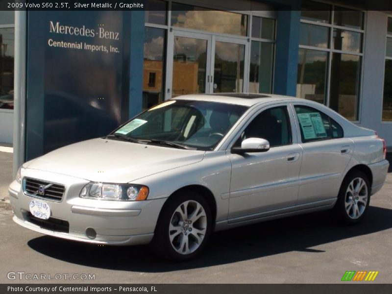 Silver Metallic / Graphite 2009 Volvo S60 2.5T