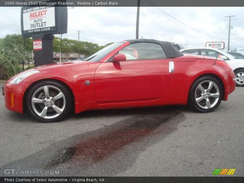 Redline / Carbon Black 2006 Nissan 350Z Enthusiast Roadster