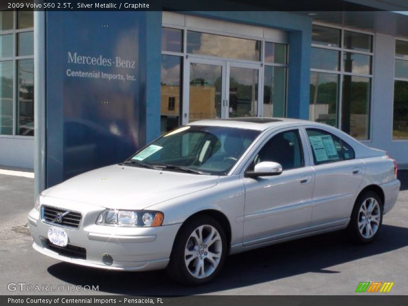 Silver Metallic / Graphite 2009 Volvo S60 2.5T
