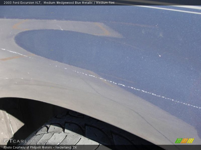 Medium Wedgewood Blue Metallic / Medium Flint 2003 Ford Excursion XLT