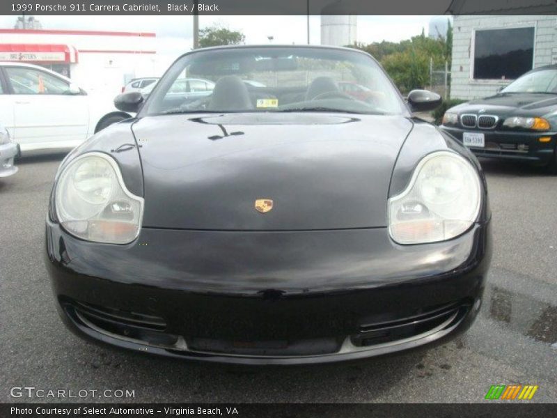 Black / Black 1999 Porsche 911 Carrera Cabriolet