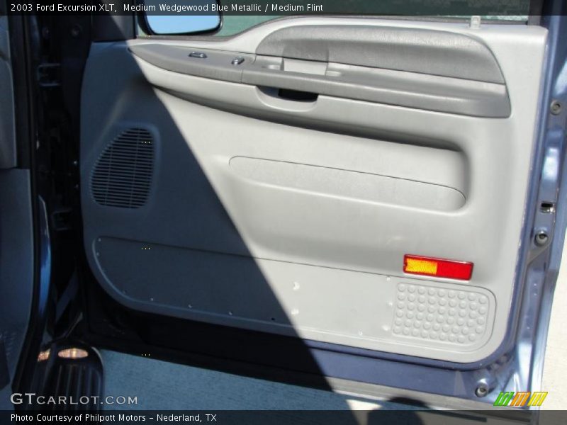 Medium Wedgewood Blue Metallic / Medium Flint 2003 Ford Excursion XLT