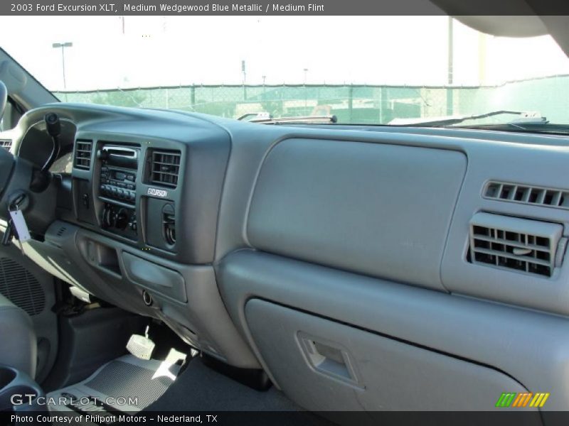 Medium Wedgewood Blue Metallic / Medium Flint 2003 Ford Excursion XLT