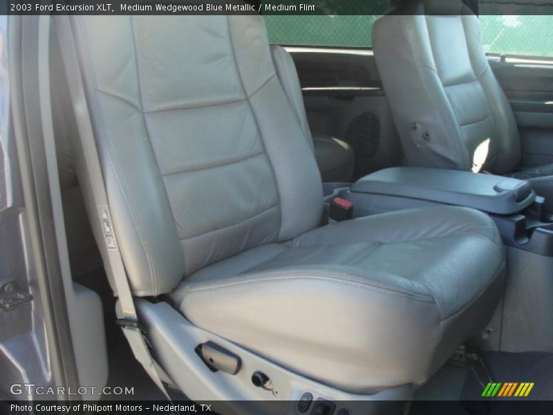Medium Wedgewood Blue Metallic / Medium Flint 2003 Ford Excursion XLT