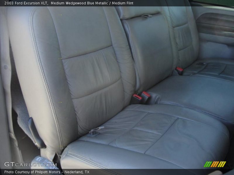 Medium Wedgewood Blue Metallic / Medium Flint 2003 Ford Excursion XLT