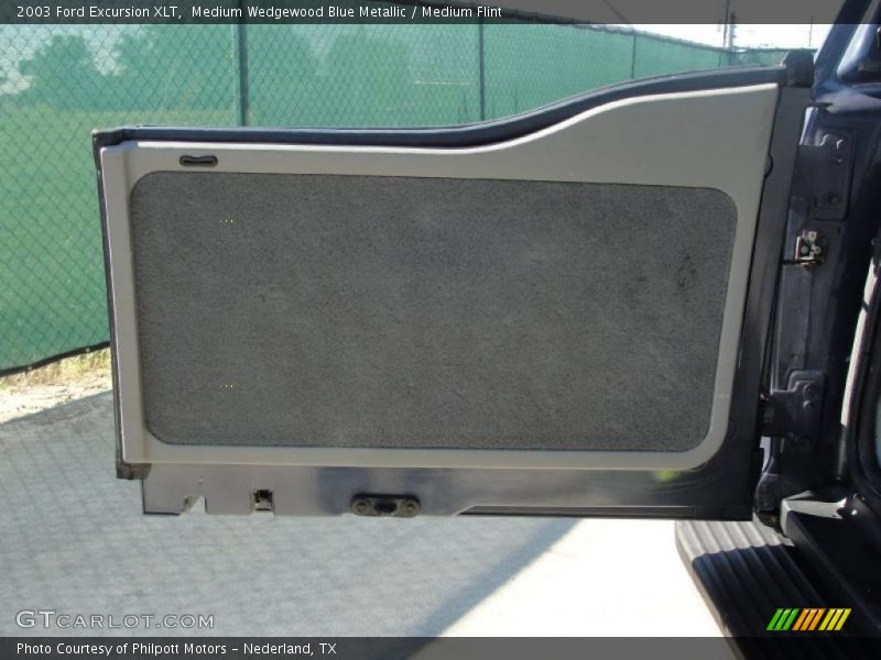 Medium Wedgewood Blue Metallic / Medium Flint 2003 Ford Excursion XLT