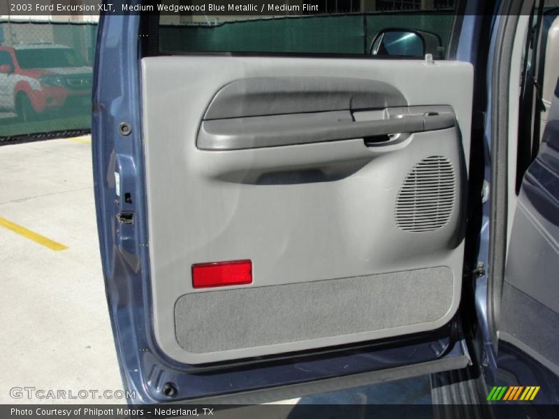 Medium Wedgewood Blue Metallic / Medium Flint 2003 Ford Excursion XLT