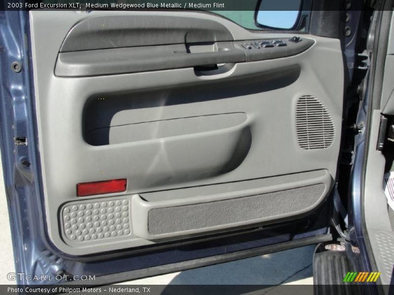 Medium Wedgewood Blue Metallic / Medium Flint 2003 Ford Excursion XLT