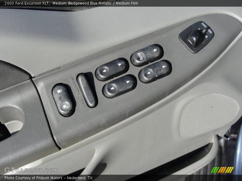 Medium Wedgewood Blue Metallic / Medium Flint 2003 Ford Excursion XLT