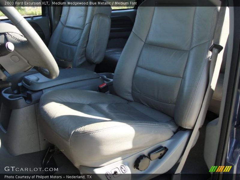 Medium Wedgewood Blue Metallic / Medium Flint 2003 Ford Excursion XLT